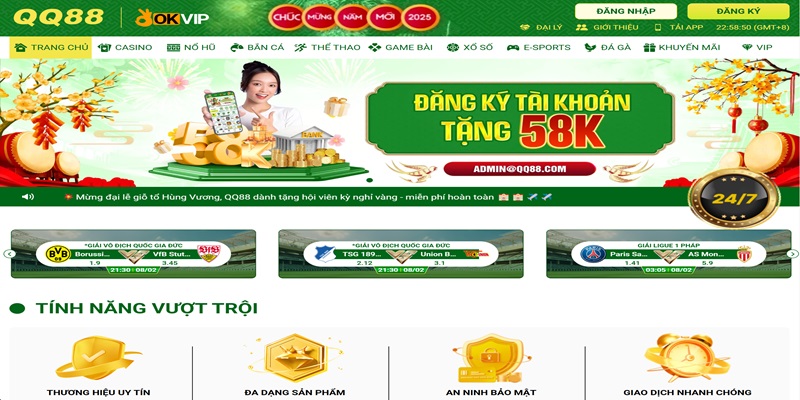 Đăng ký tài khoản hội viên QQ88 nhanh chỉ vài bước